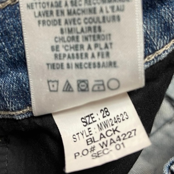 Vintage Y2K Joe’s Jeans Low Rise Mesh Lace Denim Jean Shorts Cutoffs 28 - Picture 10 of 11